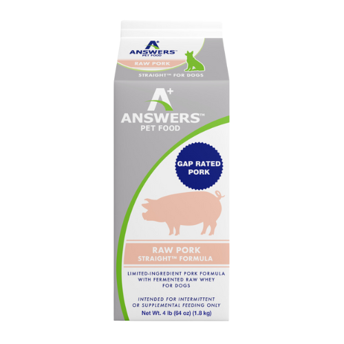 Answers Pet Food Dog Straight Pork 4#