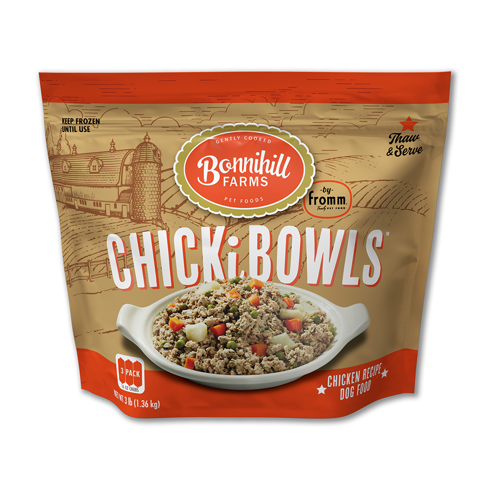 Bonnihill Farms Dog Frozen Chicken Bowls 3pk