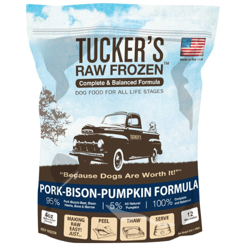 Tucker's Frozen Raw Dog Pork Bison Pumpkin 3#