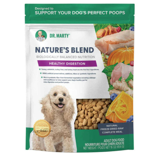 Dr Marty Dog Nature's Blend Freeze Dried Healthy Digestion 16oz