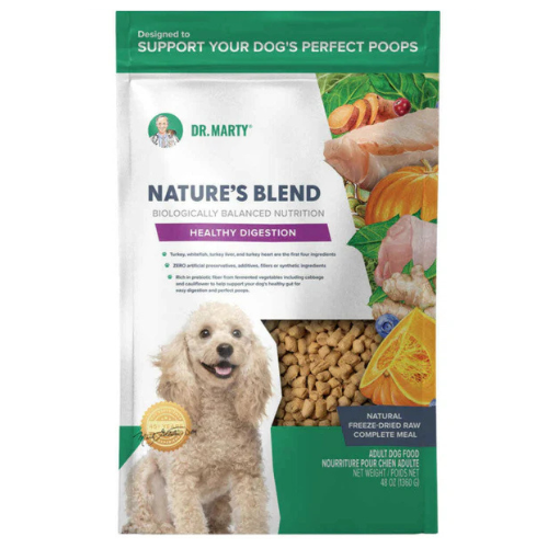 Dr Marty Dog Nature's Blend Freeze Dried Healthy Digestion 48oz