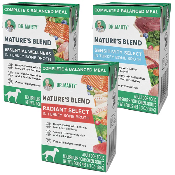 Dr Marty Dog Nature's Blend Bone Broth Variety 12pk