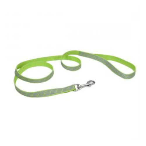 Lazer Brite Reflective Dog Leash 1'' x 6' Lime Geometric