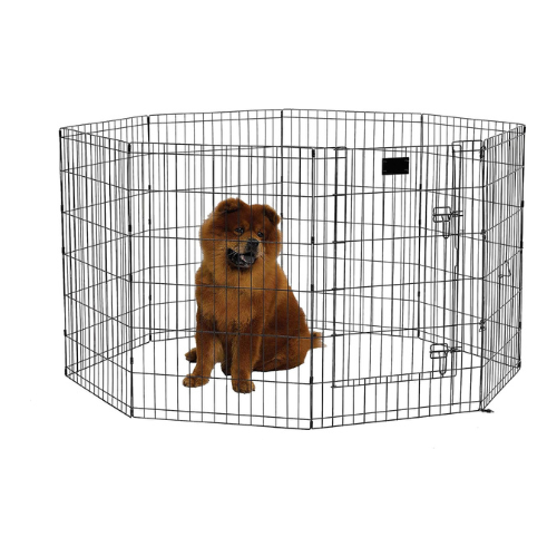 Midwest Exercise Pen with Door Black 36''