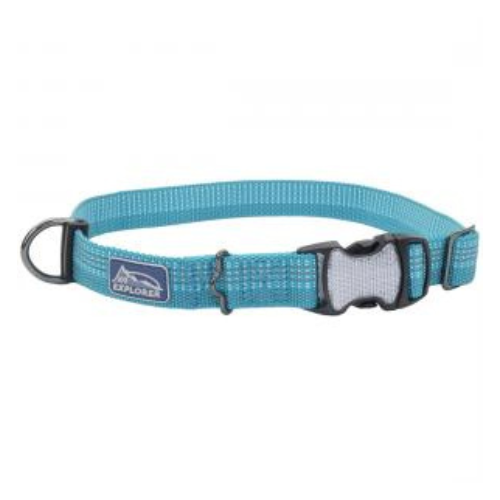 K9 Explorer Reflective Adjustable Collar 1 x 18-26'' Ocean