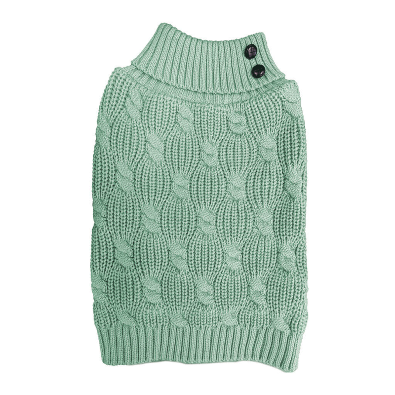 TEXTURED CABLE SWEATER LG