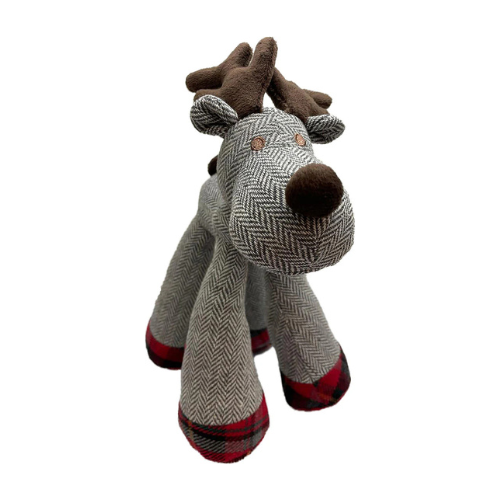 Petsport Herringbone Reindeer Plush 11"