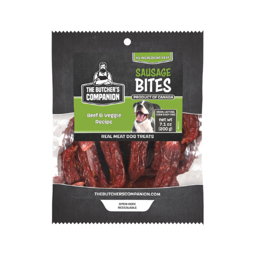 The Butchers Companion Dog Treat Beef & Veggie Bites 8.8oz