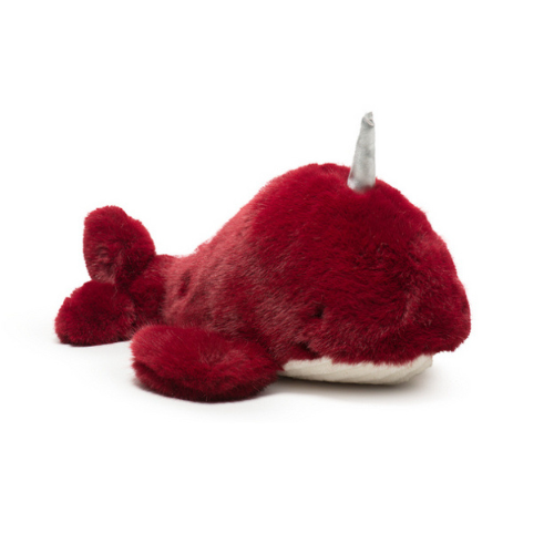 Huggle Hound Holiday Narwhal 10"