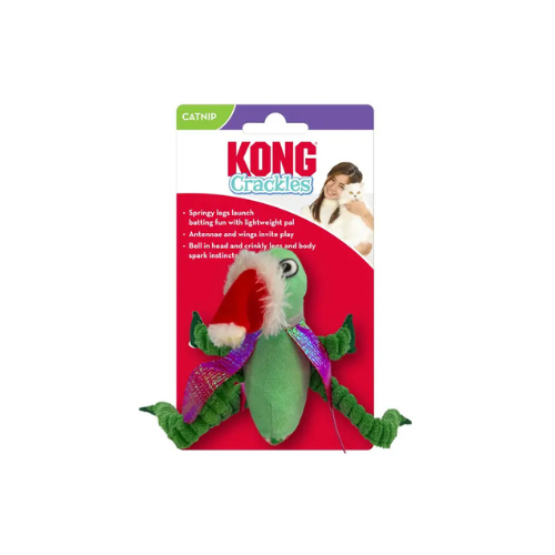 Kong Holiday Crackles Grasshopper