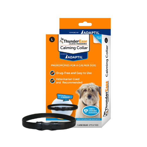 ThunderEase Dog Calming Collar For Large Dogs Up To 24" Neck