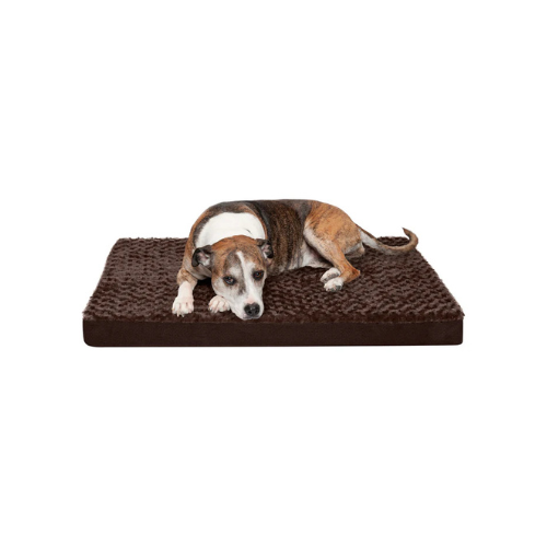 Furhaven Ultra Plush Deluxe Orthopedic Bed Chocolate Large