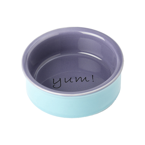 SM ANIMAL BOWL BLUE PURPLE 3.25"