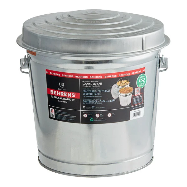 Behrens Locking Lid Can 10 gallon