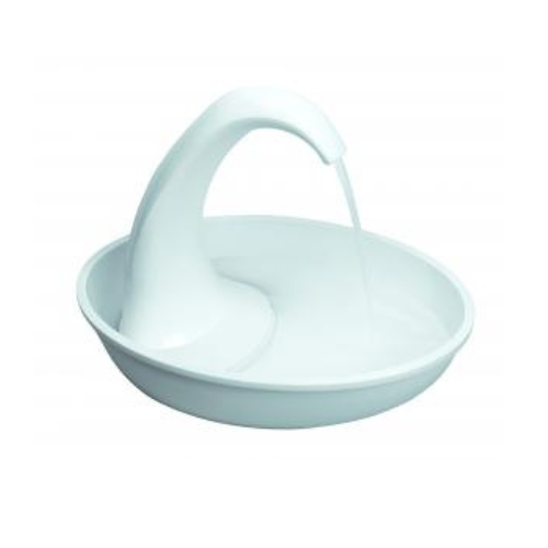 Pioneer Pets Plastic Swan Drinking Fountain 80oz