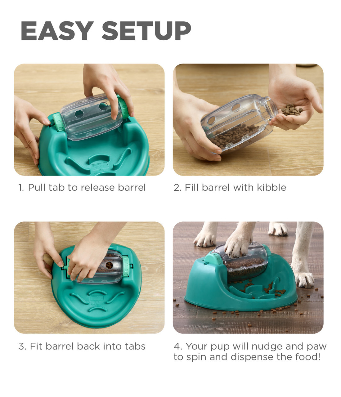 Nina Ottosson Outward Hound Spin N Eat Dog Puzzle