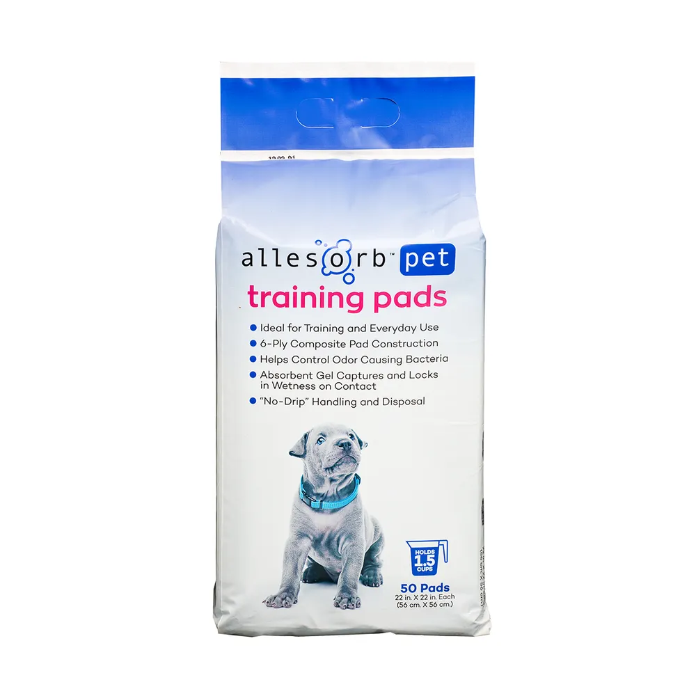 Allesorb Pet Training Pads 22x22" 50 Count