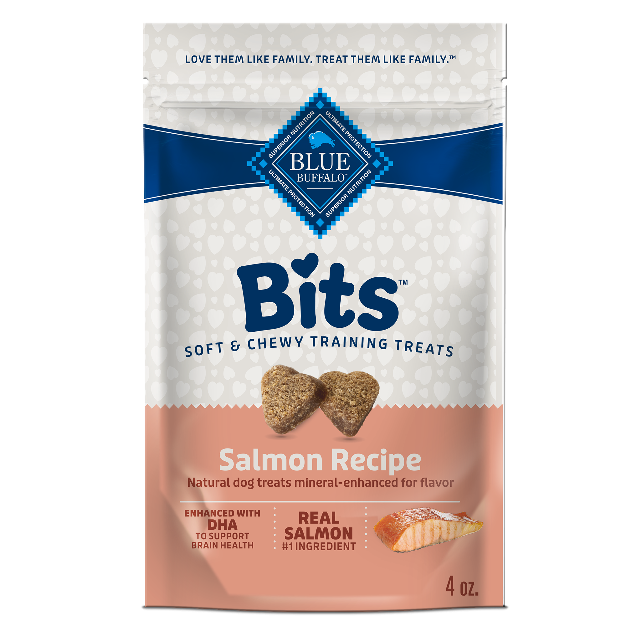 Blue Buffalo Bits Dog Training Treats Salmon 4oz