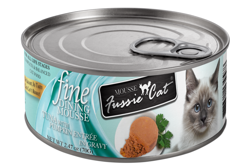 Fussie Cat Fine Dining Mousse Tuna & Pumpkin 2.47oz Can