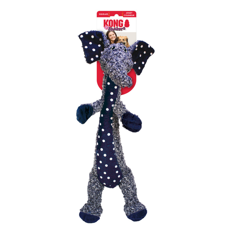 Kong Shakers Dog Toy Luvs Elephant Large