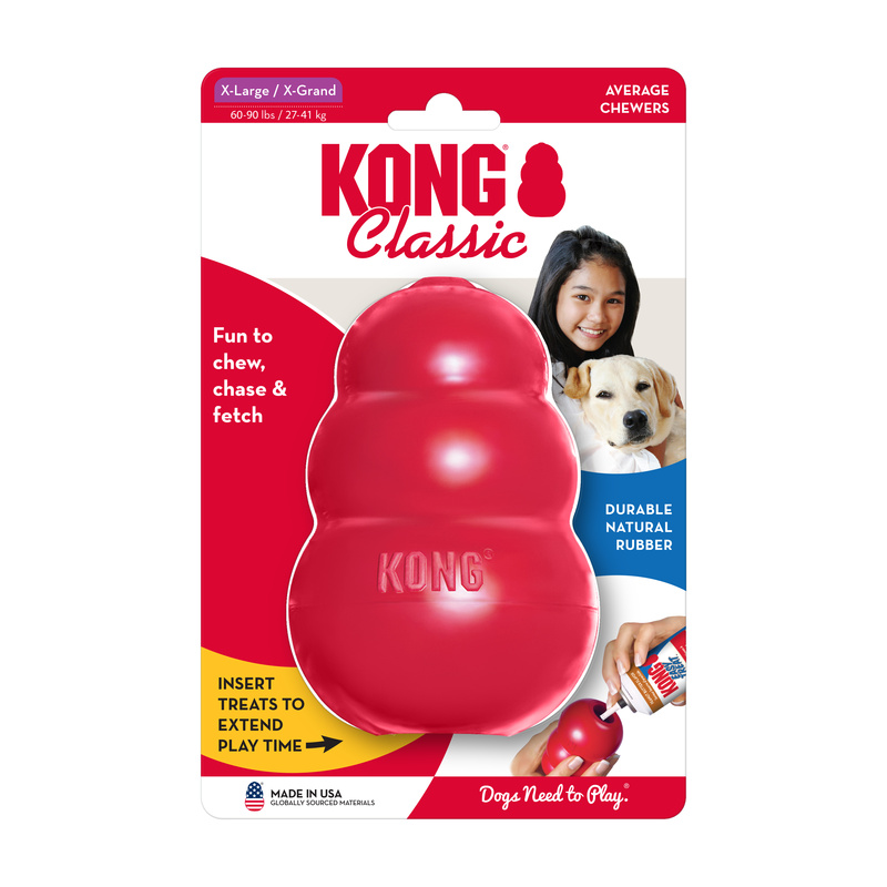 Kong Classic Dog Toy Rubber Red X-Large