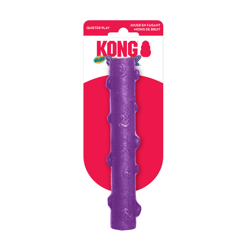 Kong Dog Toy Squeezz Crackle Stick Medium