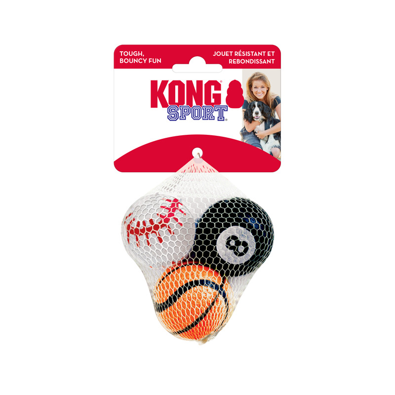 Kong Sport Dog Toy Assorted Balls Small
