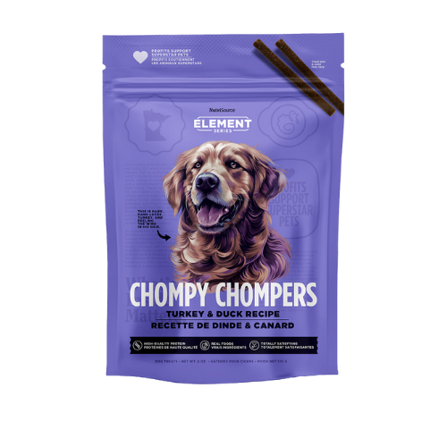 NutriSource Element Chompy Chompers Turkey Duck 6oz Dog Treats