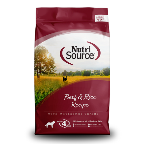 NutriSource Dog Beef And Brown Rice 4#