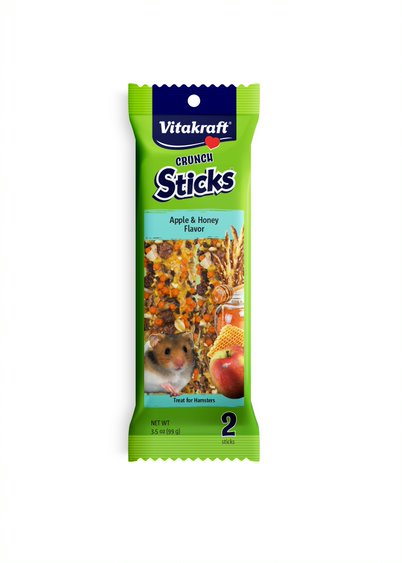 Vitakraft Small Animal Treats Crunch Sticks Apple Orange & Honey 2 Pack 3oz