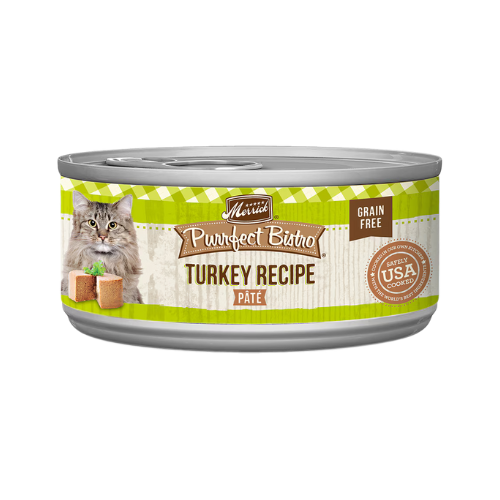 Merrick Purrfect Bistro Cat Grain Free Turkey Pate 5.5oz Can