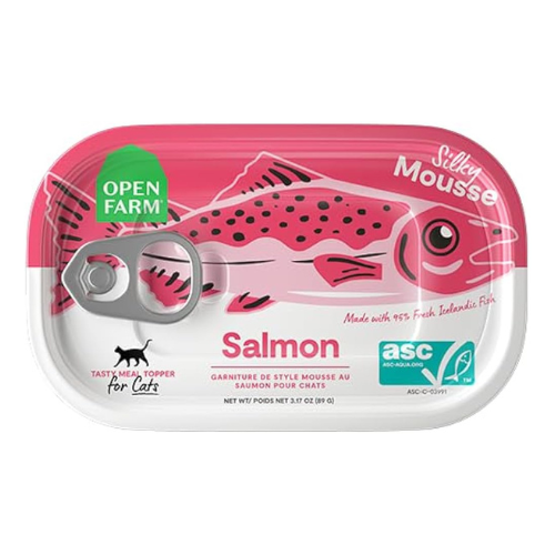 Open Farm Wet Cat Topper Salmon 3.17oz