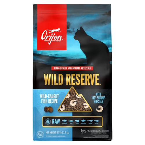 Orijen Cat Grain Free Wild Reserve Fish Recipe with Freeze Dried 6.5#