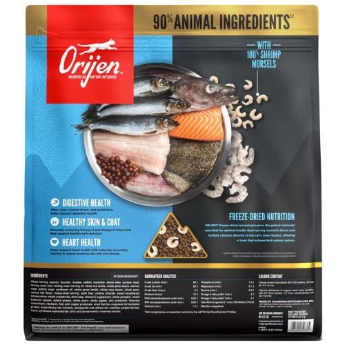 Orijen Cat Grain Free Wild Reserve Fish Recipe with Freeze Dried 3.5#