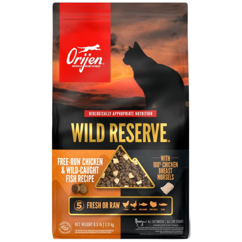Orijen Cat Grain Free Wild Reserve Chicken Recipe with Freeze Dried 6.5#