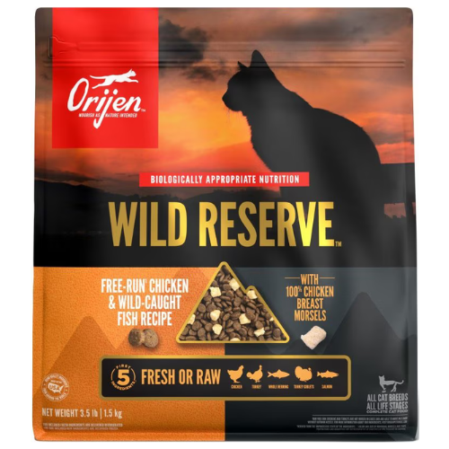 Orijen Cat Grain Free Wild Reserve Chicken Recipe with Freeze Dried 3.5#