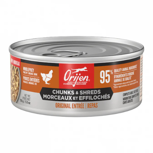 Orijen Wet Cat Chunks & Shreds Original Entree in Broth 5.5oz Can