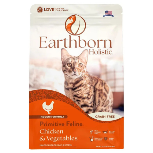 Earthborn Holistic Cat Grain Free Primitive Feline 12.5#