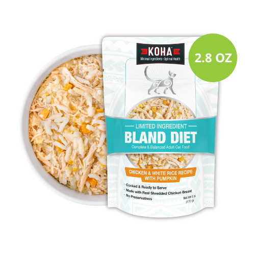 Koha Bland Diet Cat Chicken & Rice Recipe 2.8oz