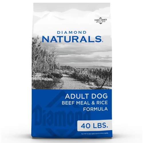Diamond Naturals Dog Beef & Rice 40#