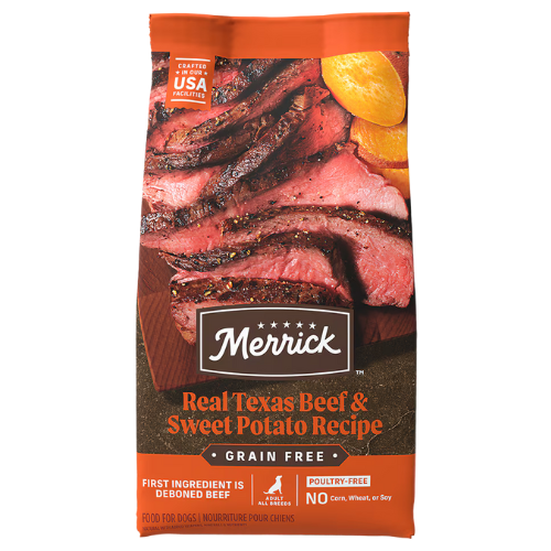 Merrick Adult Dog Grain Free Real Texas Beef & Sweet Potato 4#