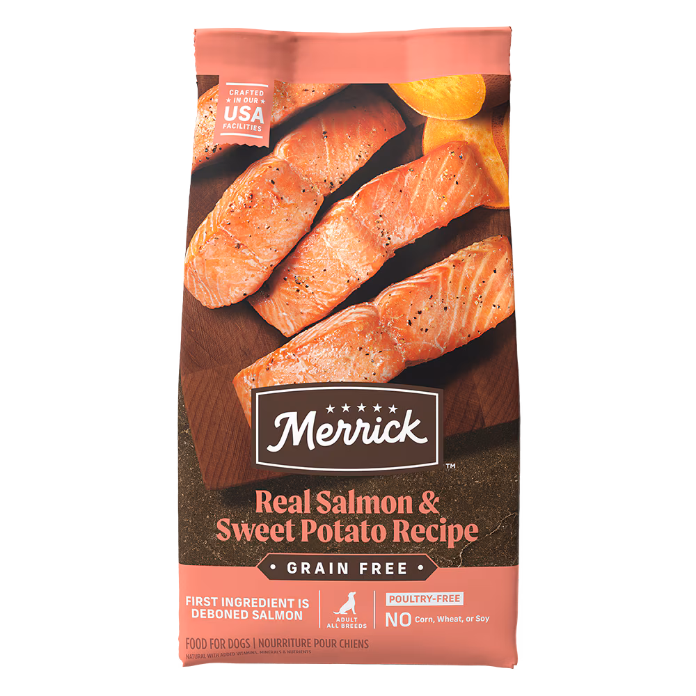 Merrick Dog Grain Free Salmon & Sweet Potato 22#