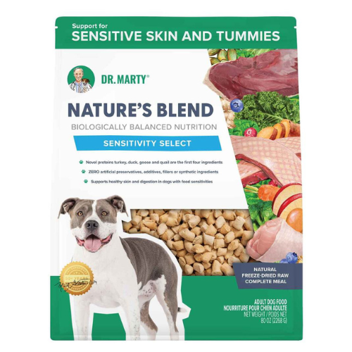Dr Marty Dog Nature's Blend Freeze Dried Sensitivity Select 80oz