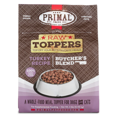Primal Butchers Blend Raw Meal Topper Turkey Recipe 2#