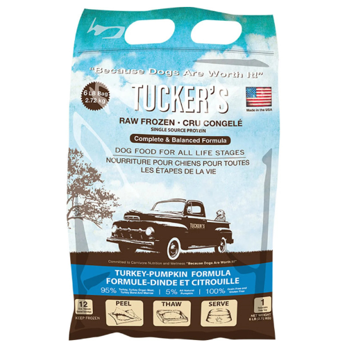 Tucker's Frozen Raw Dog Turkey Pumpkin 6#