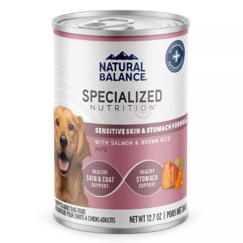 Natural Balance Wet Dog Specialized Nutrition Sensitive Skin & Stomach Pate