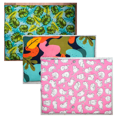 TacoCat Creations Cat Nip Mat Refillable Cat Bed 16" X 20" Assorted Colors