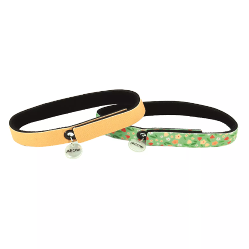 FLEXFIT CAT COLLAR ORG FLWR 2PK