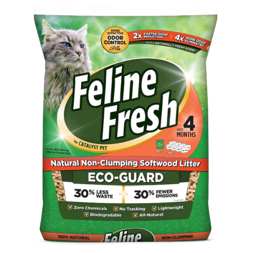 Feline Fresh Natural Non Clumping Pine Cat Litter 40#