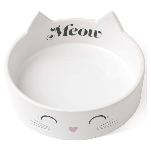 KITTY SHALLOW BOWL WHITE 5"